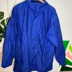 Fieldmaster Vintage Blue Windbreaker Size Large